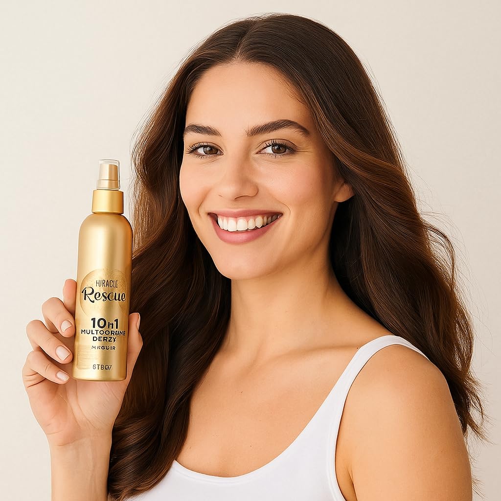 Compatible with 10-in-1 Leave-In Conditioner Spray – Repairs, Detangles, Adds Shine, Moisture & Frizz Control – Sulfate-Free, Color-Safe, 5.7 oz