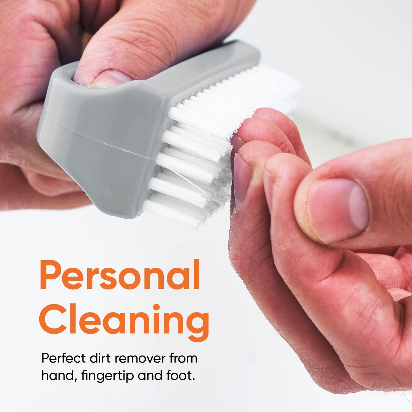 Nail Brush for Cleaning Fingernails, Nail Scrubber Brush, Toe Foot Hands Fingernail Brush Cleaner- Small Scrub Brush- All-Purpose Stiff Cleaning Brush for Home, Kitchen, Work, (18)