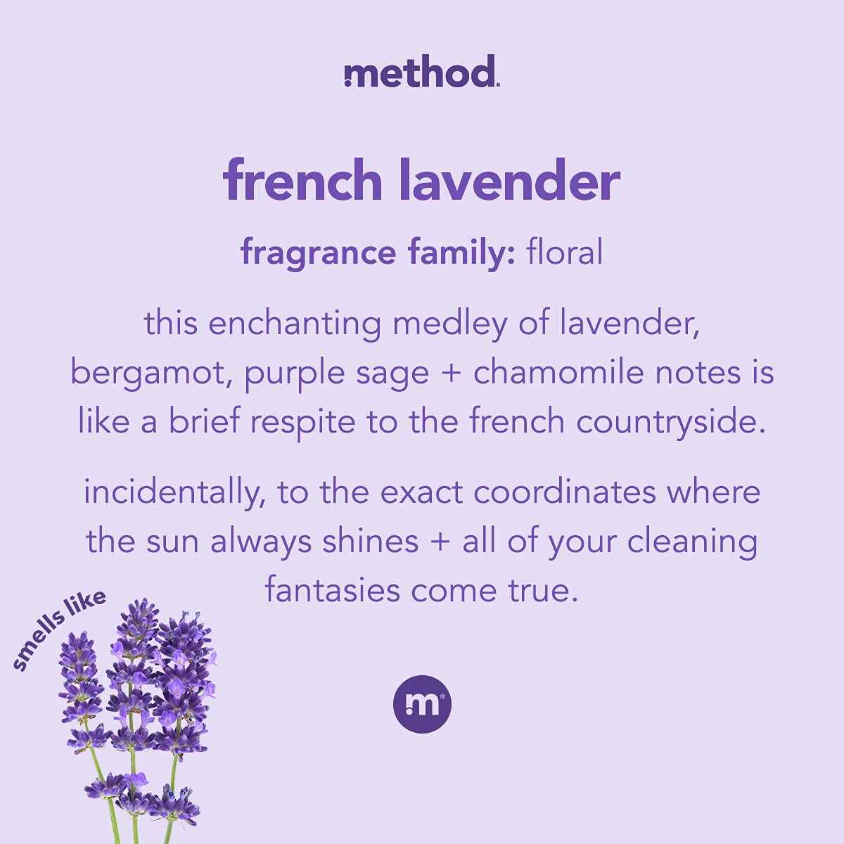 Method Foaming Hand Soap, French Lavender, 10 Ounce (Pack of 3)