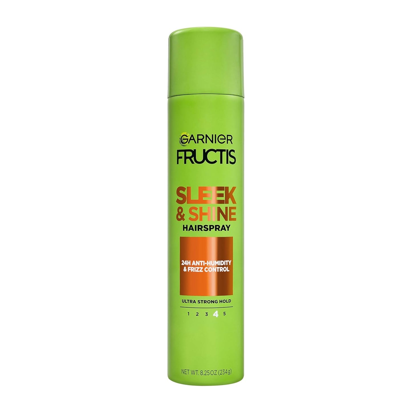 Garnier Fructis Sleek & Shine Anti-Humidity Hairspray - Ultra Strong Hold, Frizz Protection, 8.25 Oz