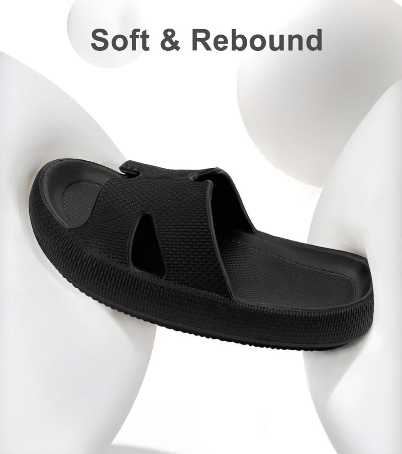 Haifago Cloud Slides for Women Cushion Recovery Pillow Sandals with Arch Support, Memory Foam House Shower Slippers for Woman, Non-Slip Comfort Quick Drying