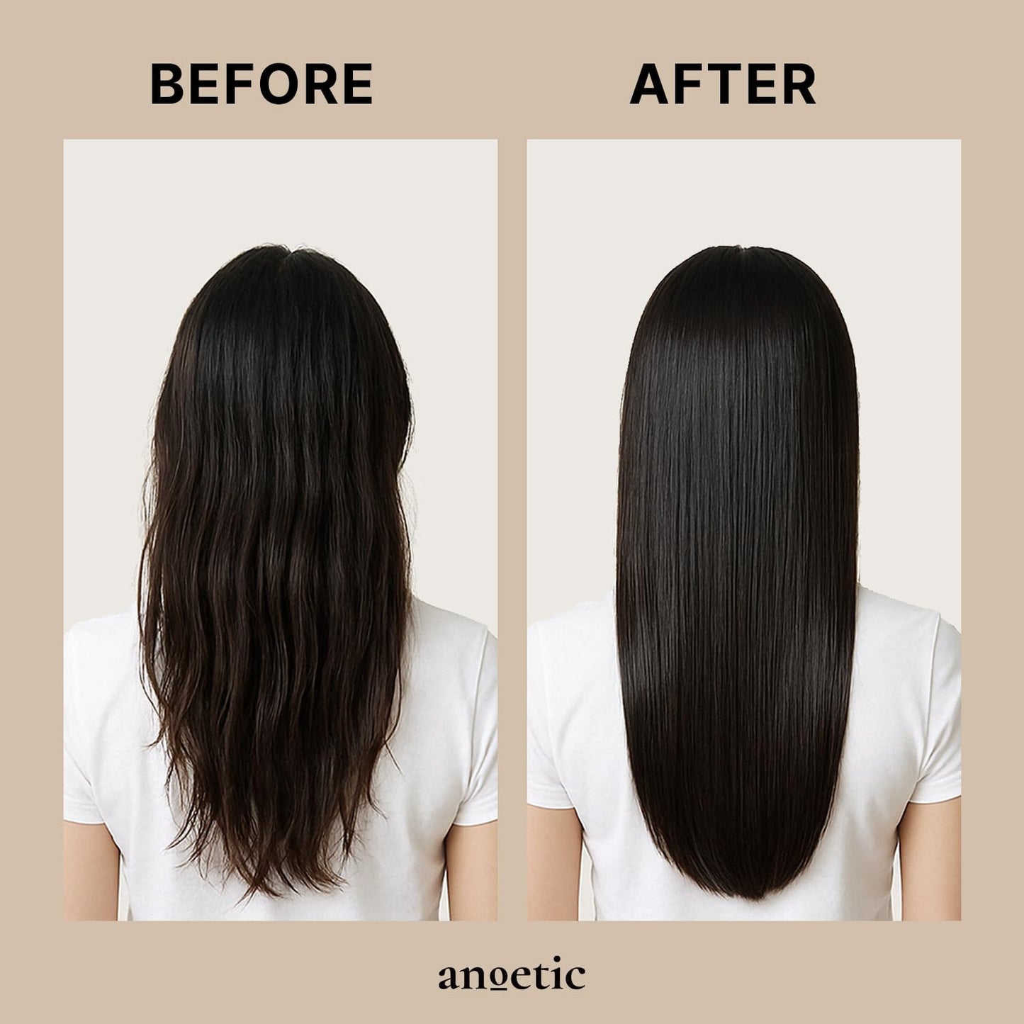 ANOETIC Silk Oil Serum for Frizzy and Damaged Hair | Silk Perfume Hair Serum | Korean Hair Care For Frizz Control and Split End Care