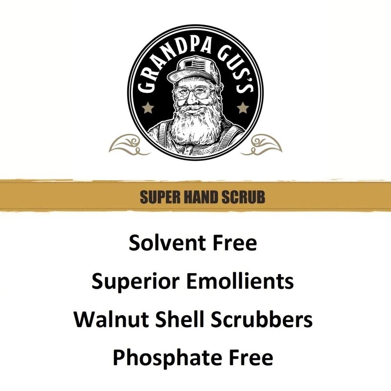 Grandpa Gus's Hand Scrub - Natural Walnut Shell Degreaser for Mechanics | 1 Gallon