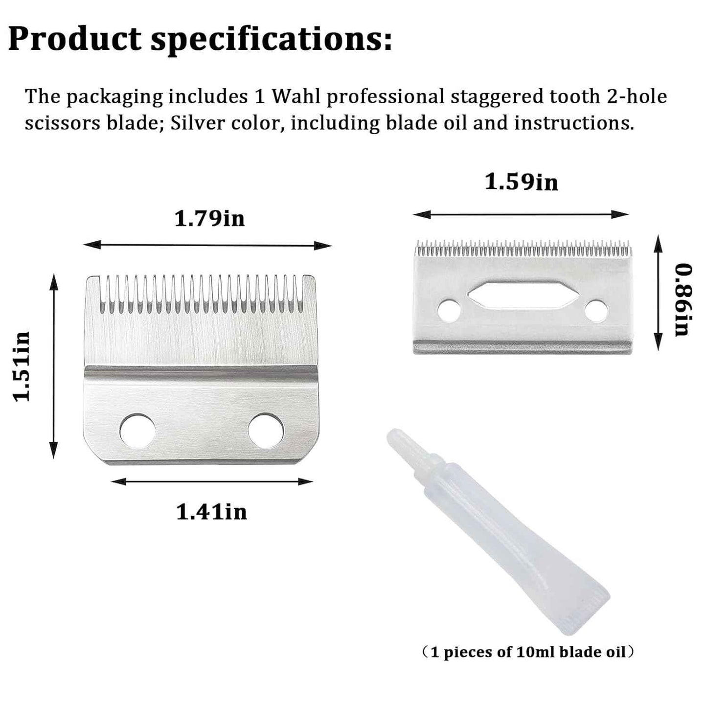 2161 Clipper Blade for 5 Star Cordless Magic Clip #8148 Replacement Wahl Balding 6X0 5 Star balding Clippers