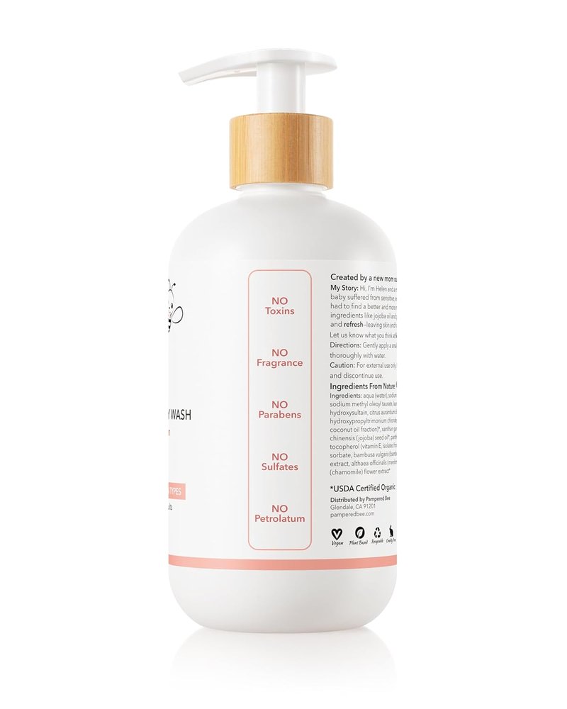Tropical Fusion 2-in-1 Shampoo & Body Wash for Kids - Natural Formula, 12 oz