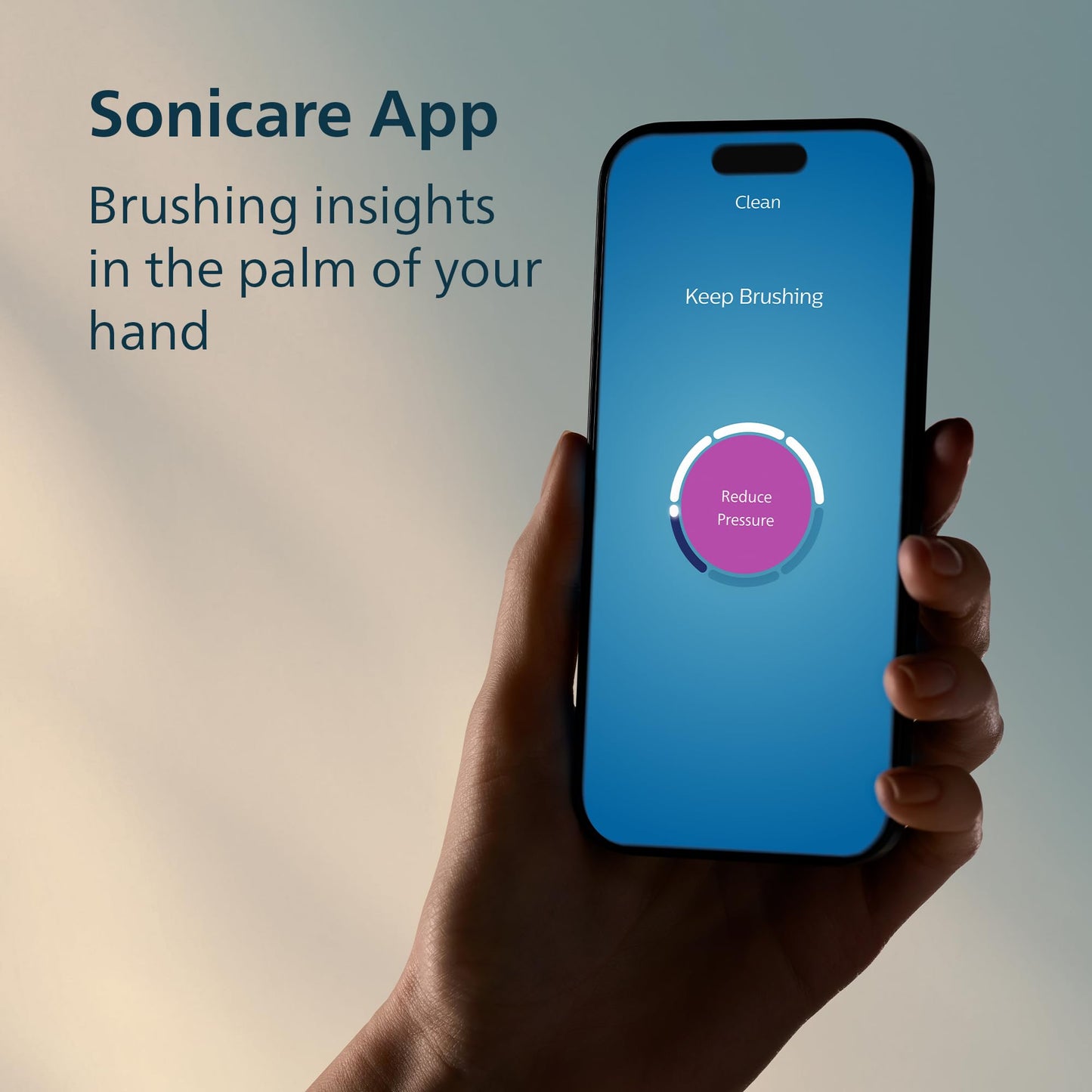 Philips Sonicare 6700 Series Electric Toothbrush, Pressure Sensor, 9 Brushing Settings, SmarTimer, BrushPacer, 21-Day Runtime, Travel Case, for Gum Health & Sensitive Teeth, Light Pink, HX7412/04