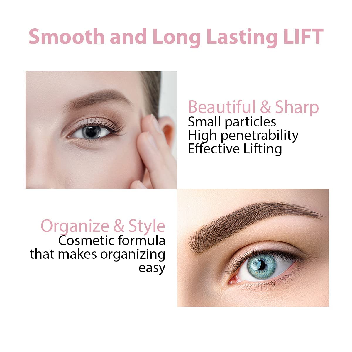 Amber Lash Curlerful, Brow Lamination Tube Set, For Professional Brow Perm, Step 1 & Step 2, 20 ml / 0.67 floz each