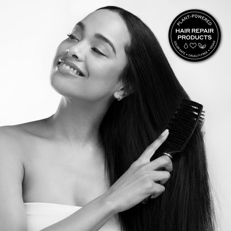 Zen Brush | Hair Detangler for All Hair Types - Reduces Breakage & Enhances Scalp Stimulation - Ergonomic Design