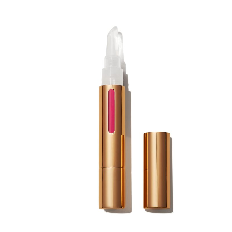 PDL Cosmetics by Patricia De León | Sexy Shine Red Tinted Lip Gloss (Fiesta) | Hydrating, Non-Sticky Formula | Lightweight, High Shine Finish | Vegan | Cruelty-Free | .14 fl oz