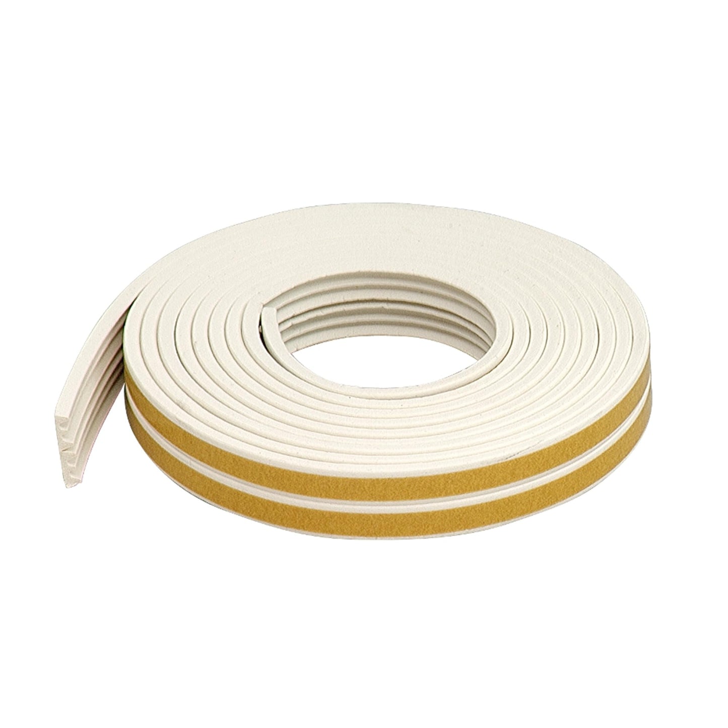 M-D Building Products 02618 1/8 in. x 3/8 in. x 17 ft. White Premium Rubber Window Seal for Ex-Small Gaps