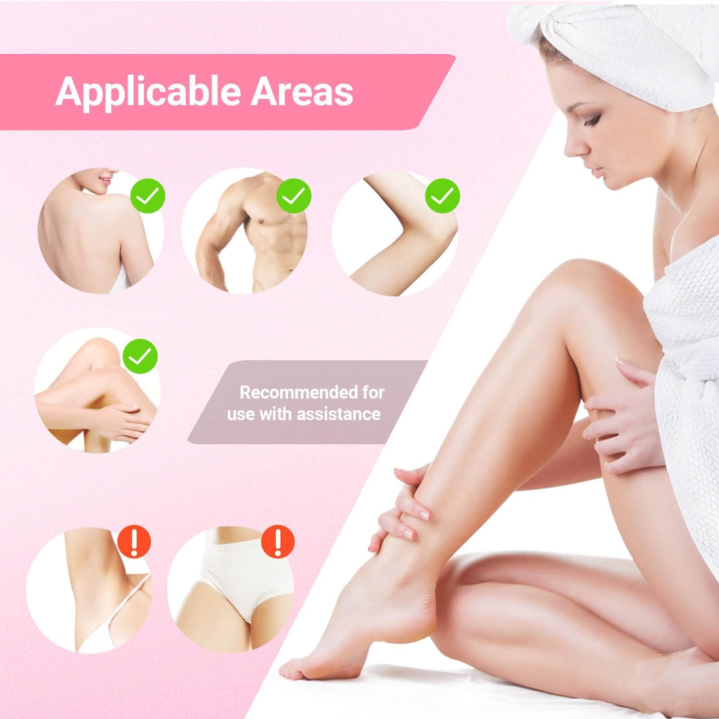 Waxpro Roll-On Wax Kit for Hair Removal, Roll on Waxing Kit for Women, At-Home Wax Warmer Kit with Hard Wax Refill, Honey Formula Gentle on Skin, Portable Gift for Body Legs Arms-Honey