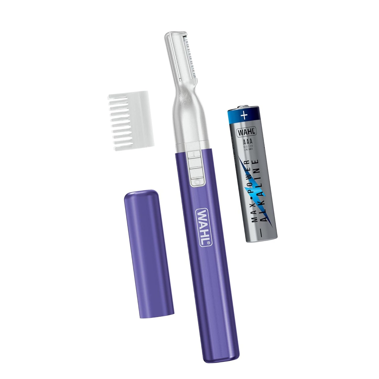 Wahl Female Battery Pen Trimmer - Rinseable Blades for Eyebrows & Facial Hair | Hygienic Grooming Model 5640-100