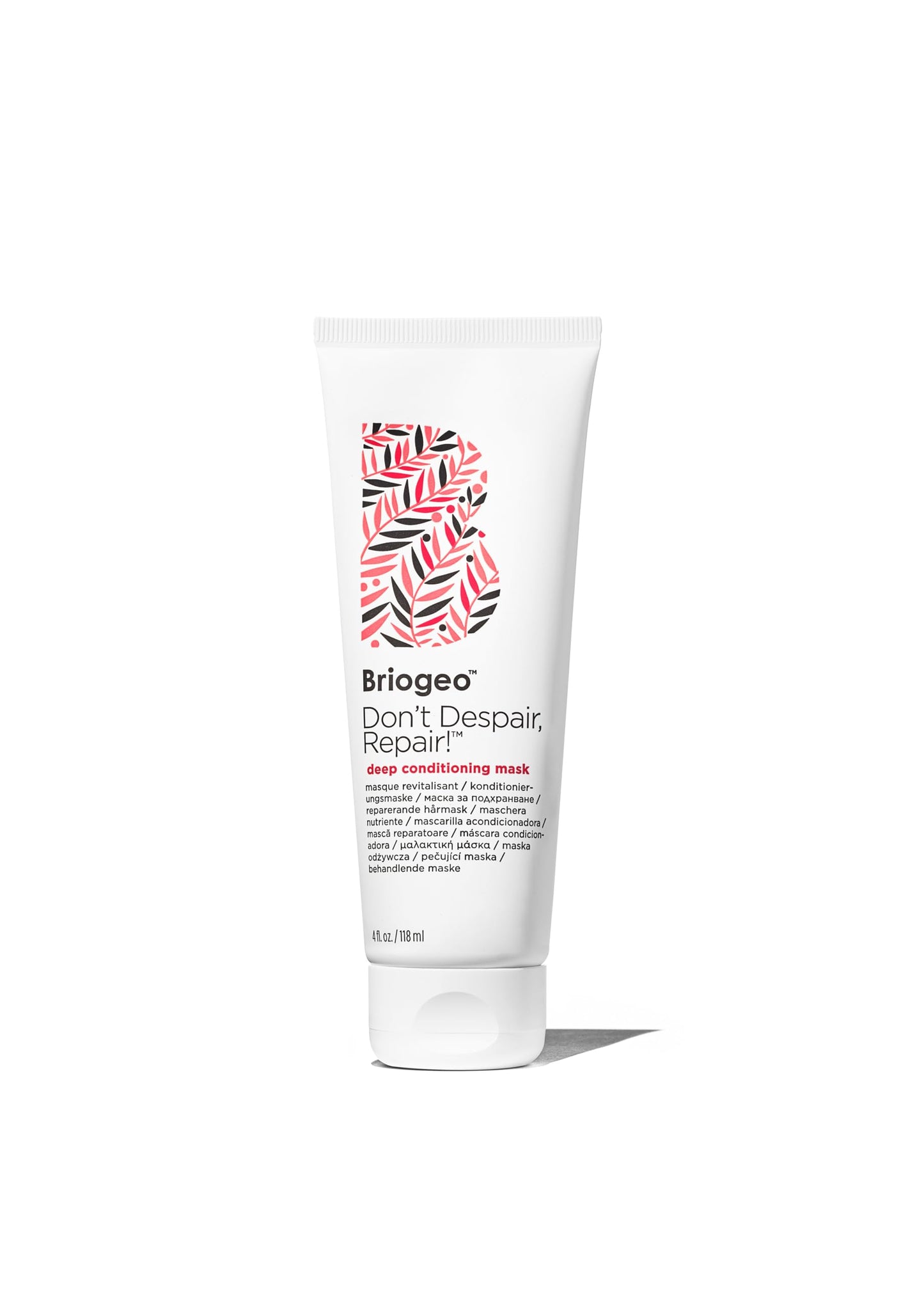 Briogeo Don't Despair, Repair! Deep Conditioning Mask | Protein + Moisture Balance Conditioner for Dry, Damaged, Color-Treated Strands | Vegan & Cruelty-Free | 4 oz