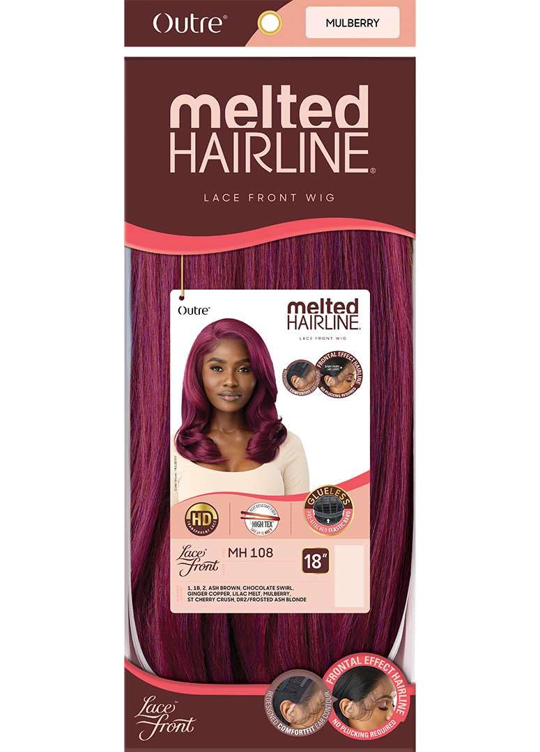 Outre Lace Front Wig - Melted Hairline - MH 108 (DARK BROWN 2)