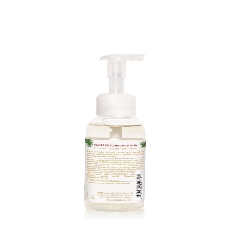 Thymes Foaming Hand Wash - Aloe & Glycerin Soap for Kitchen or Bathroom | Frasier Fir Scent, 10.3 fl oz