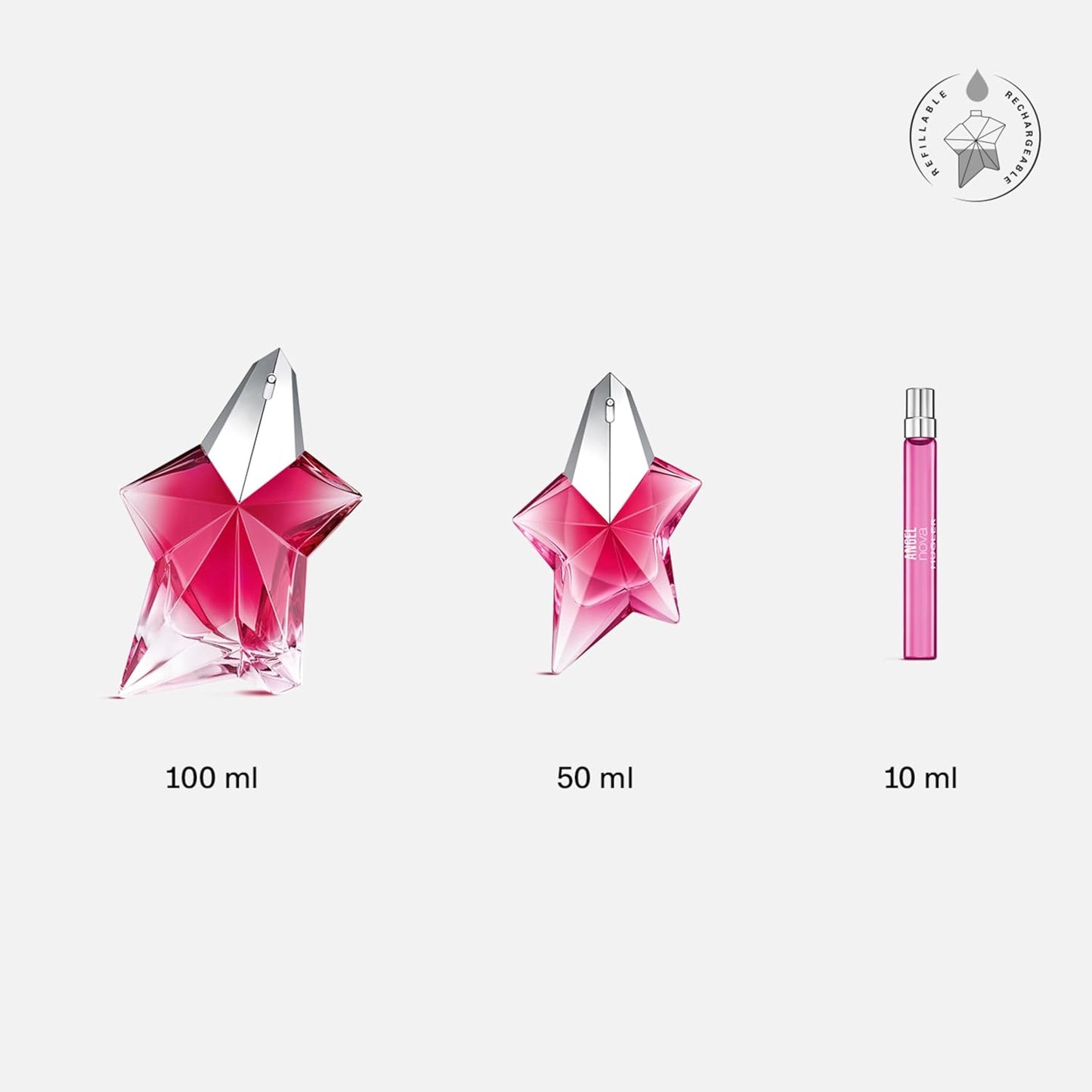 MUGLER Angel Nova Eau de Parfum | Women's Floral & Fruity Perfume with Bergamot, Rose & Cedarwood - Long-Lasting Fragrance