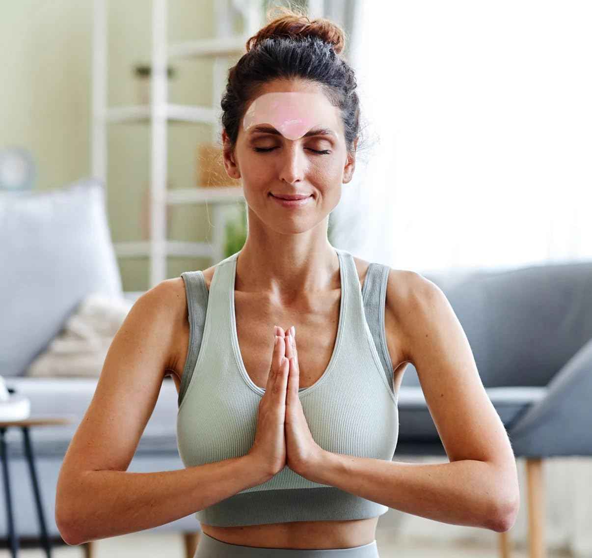 ToGoSpa, Third Eye Lotus Flower Eye Mask, Hyaluronic Acid Face Mask, Enriched With Lotus Flower, Encourages Strong And Healthy Looking Skin, Pack Of 5