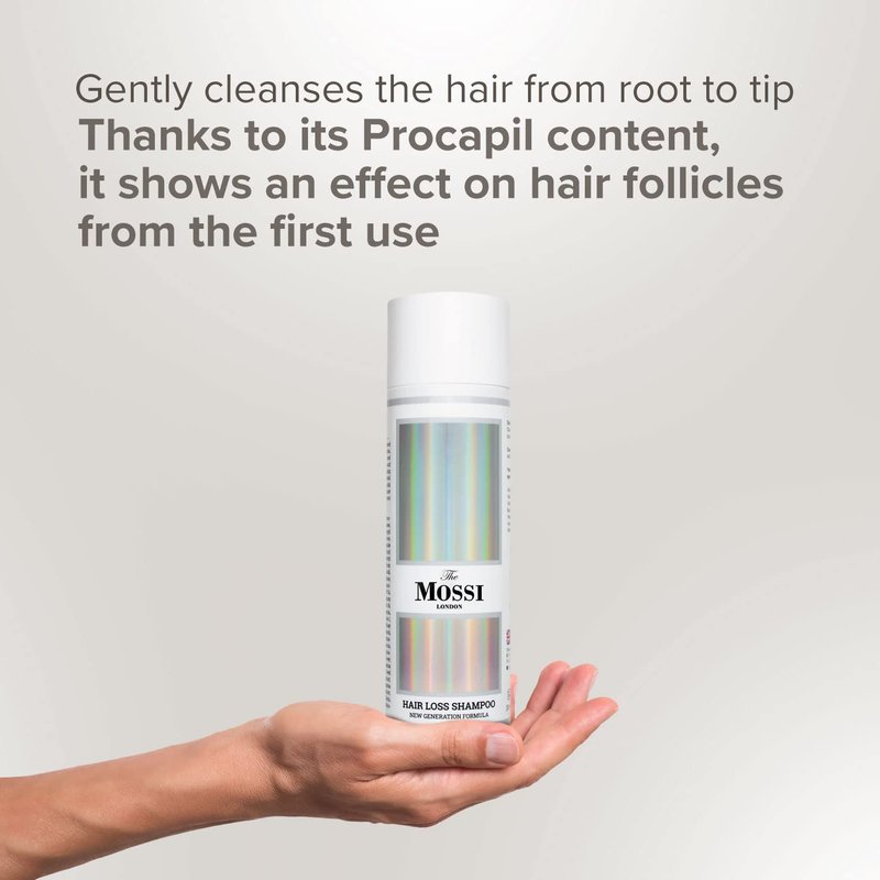 The Mossi London Hair Growth Shampoo for Thinning and All Hair Types - 6.7 Fl Oz (200ml)