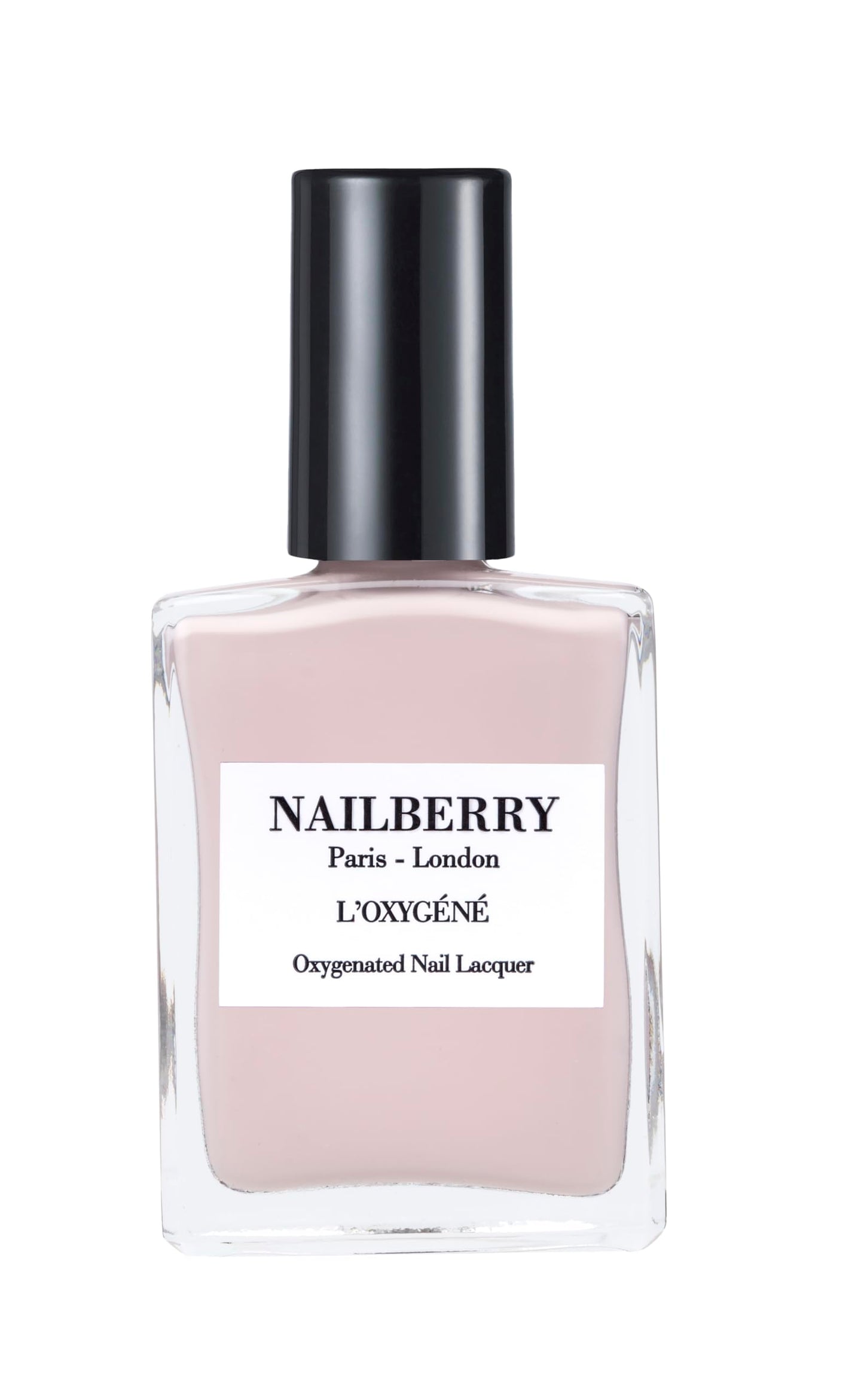 Nailberry L'Oxygéné Oxygenated Nail Lacquer | Tokyo Spring | Light Nude-Lilac Opaque Polish | UV Protected Long-Wear Nail Polish | 12-Free | Vegan & Halal | Cruelty & Gluten Free | 15ml