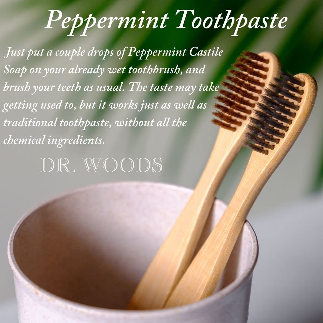 Dr. Woods Peppermint Liquid Castile Soap - 32 Fl Oz, Pack of 3