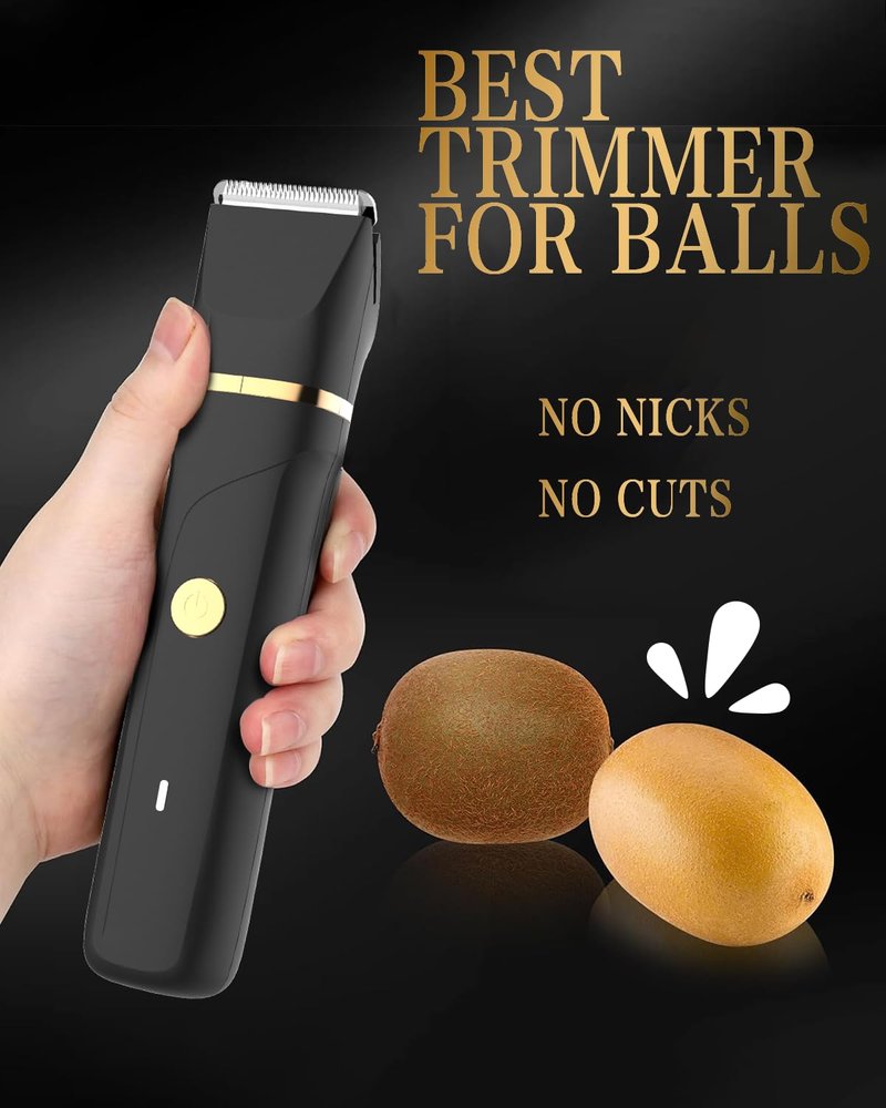 Bikini Trimmer for Women Painless Electric Razor for Women,3 in 1 Pubic Hair Trimmer,USB Recharge Dock,Replaceable Ceramic Blade Heads,IPX7,White