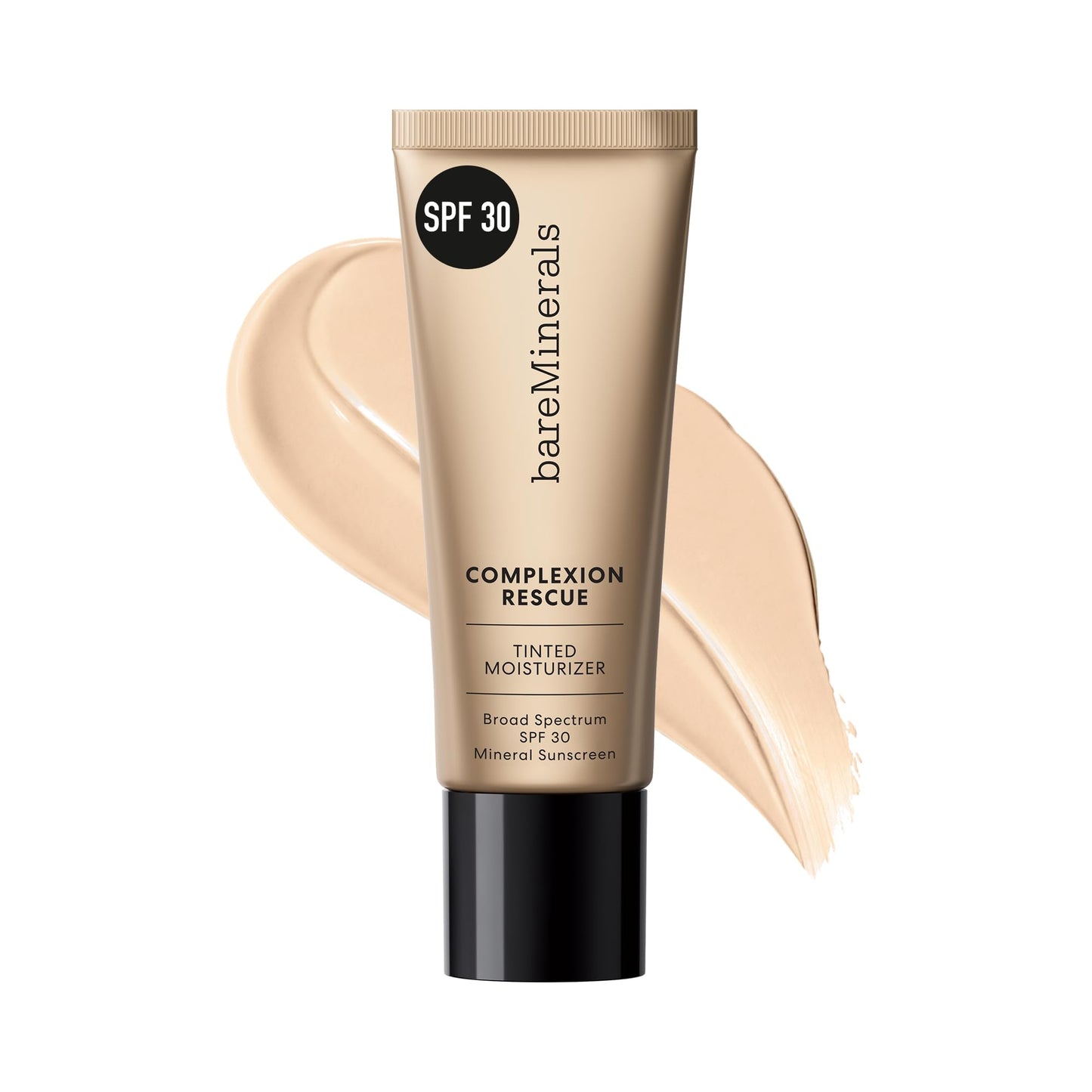 bareMinerals Complexion Rescue Tinted Moisturizer SPF 30 - Tinted Mineral Sunscreen for Face with Hyaluronic Acid + Squalane - 24HR Hydrating, Dewy Hydrating Skin Tint - Birch 1.5 (1.18 oz)