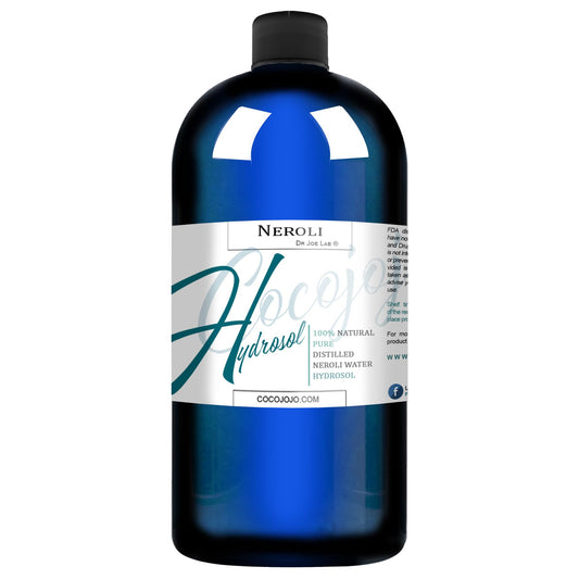 Dr Joe Lab Neroli Hydrosol Spray Toner for face Floral Water Hydrating Mist, for Cleansing, Pure and Natural for All Skin Types (32 oz)