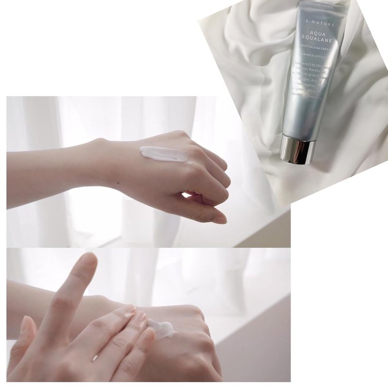 Deep Hydration Skin Care Cream - Aqua Squalane Moisturizer | 60ml + 30ml Set