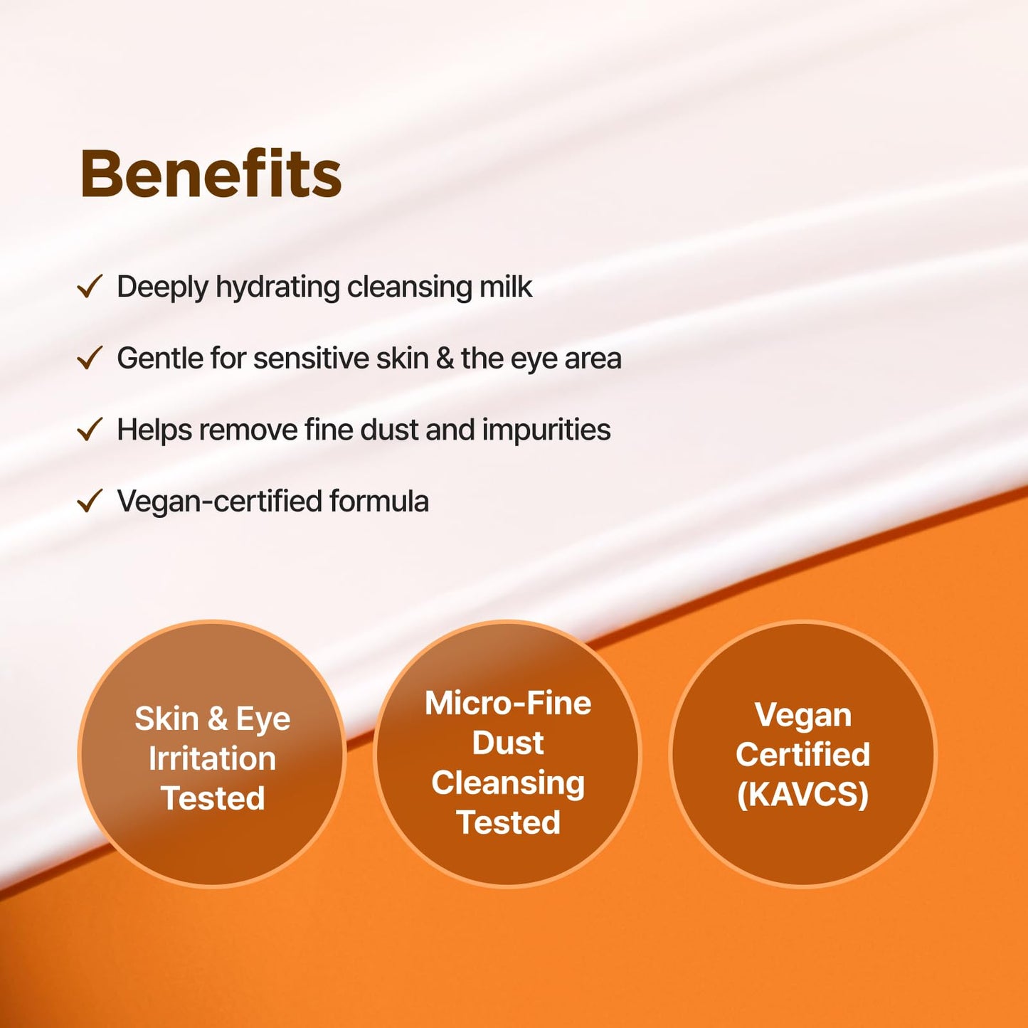 IsNtree Yam Root Vegan Milk Cleanser | Korean Facial Cleanser with Yam Root | Hydrating Milky Cleanser for Sensitive Skin, Gentle & Creamy, 7.43 fl oz