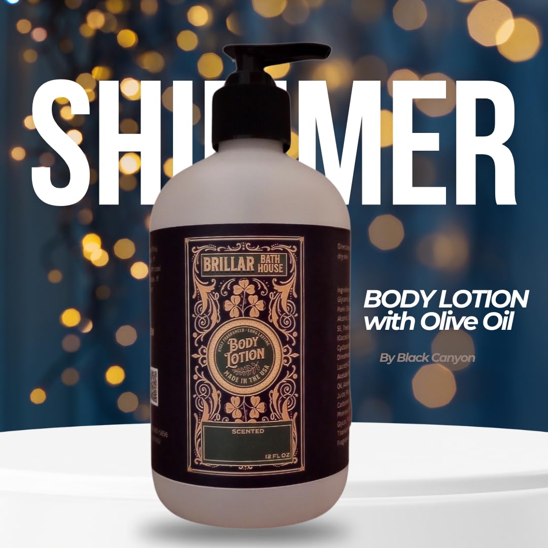 Brillar Bath House Maple Pecan Pie Scented Shimmering Body Lotion, 12 Oz