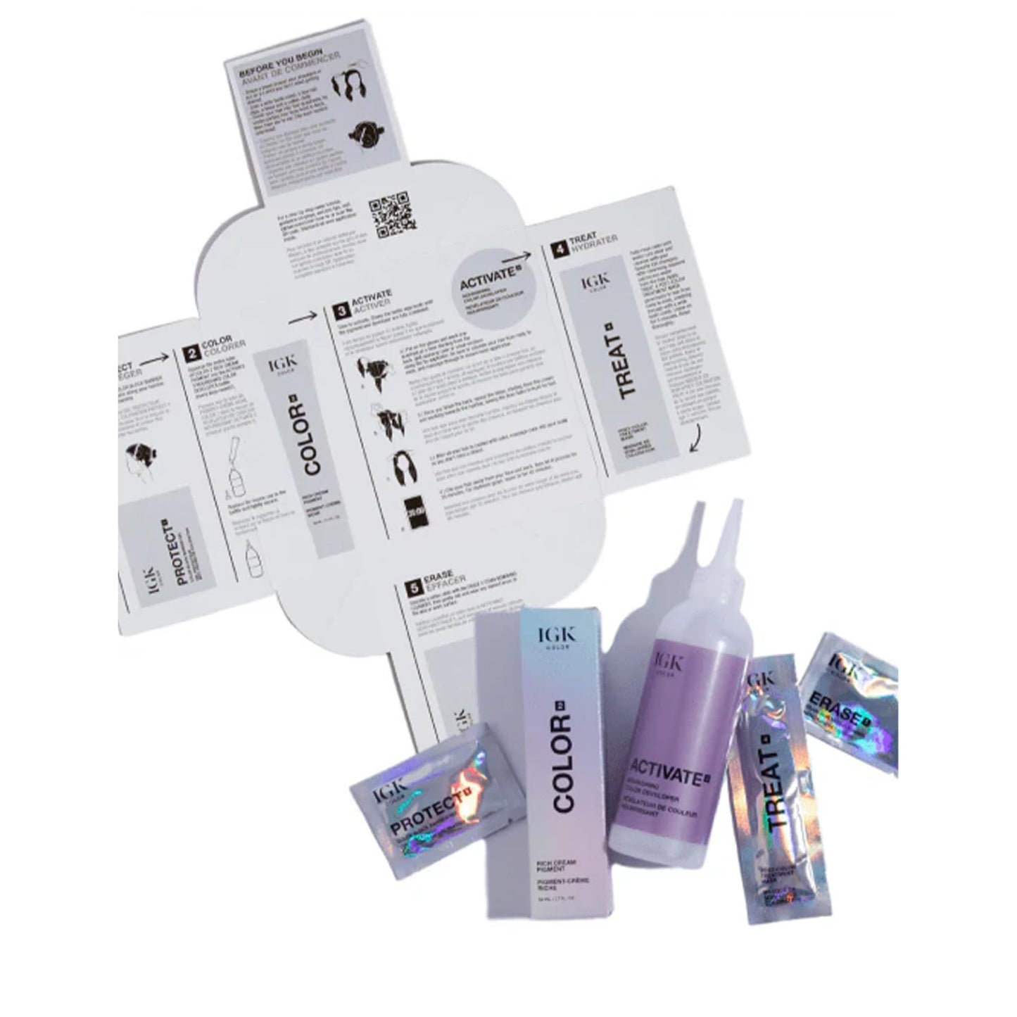 IGK Permanent Hair Color Kit | 7C Copper Cola - Dark Coppery Blonde | 100% Gray Color Coverage + Strengthen + Shine | Ammonia Free