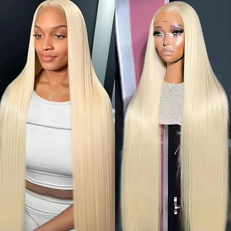 613 Lace Front Wig Human Hair Blonde Wig Human Hair For Women 200 Density HD Lace Front Wigs Human Hair Pre Plucked Straight Wigs Human Hair 13x4 Honey Blonde Lace Frontal Wig 26 Inch