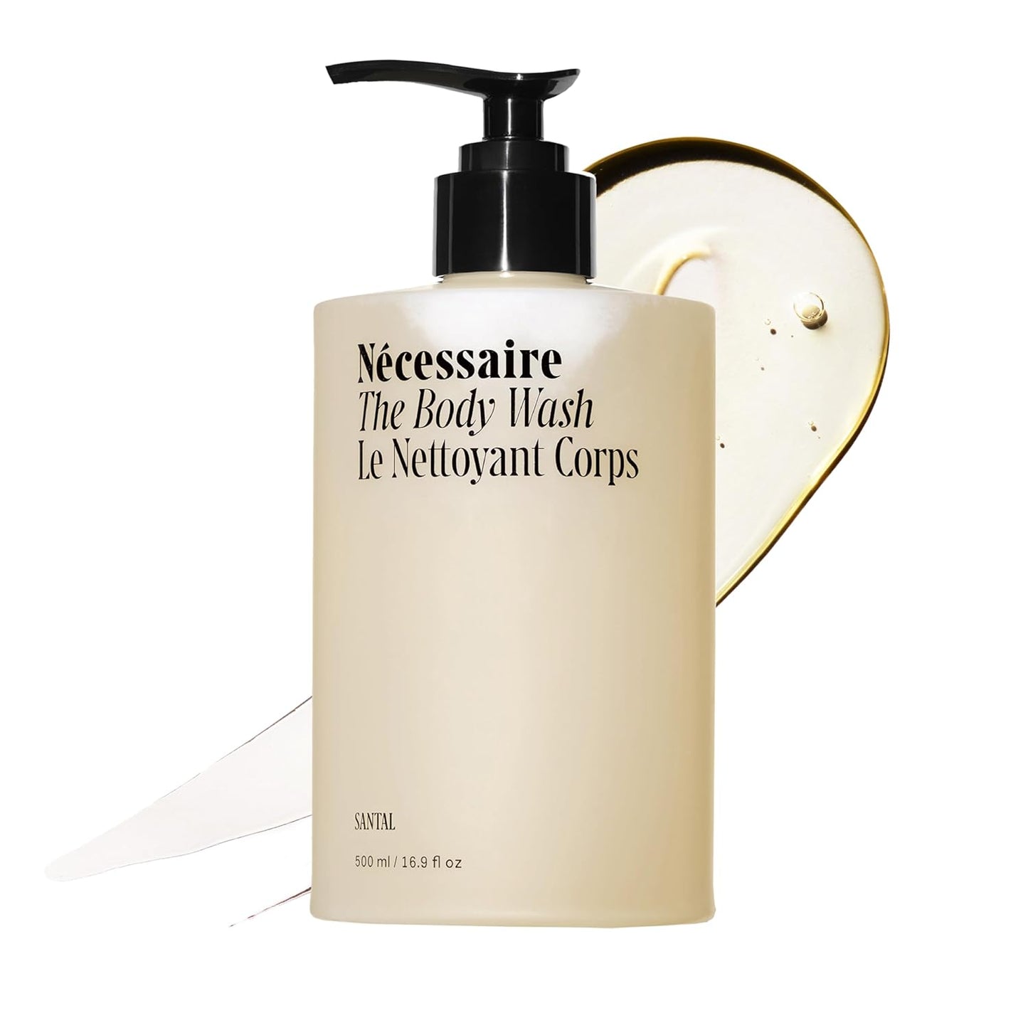 Nécessaire Body Wash Santal - Multi-Oil Shower Gel for Sensitive Skin | 500ml/16.9 fl oz