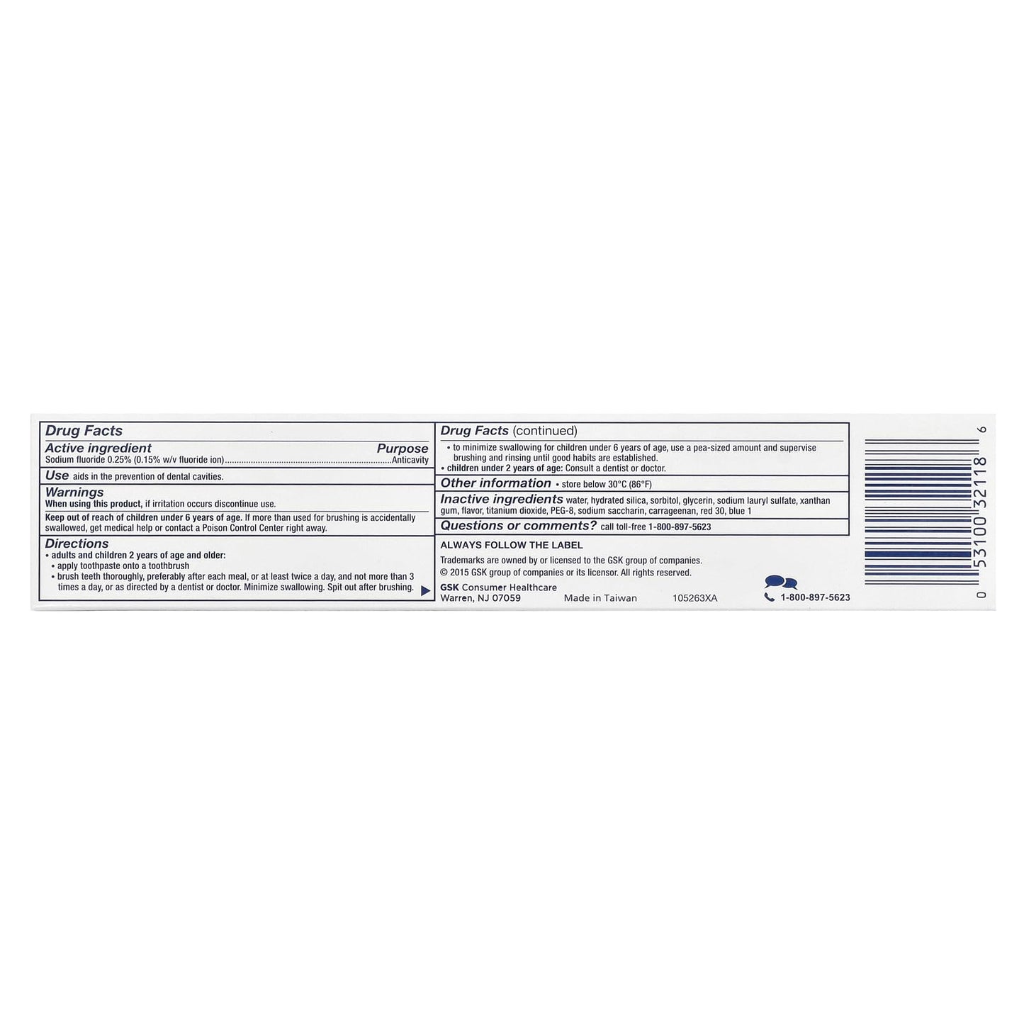 Aquafresh Cavity Protection Fluoride Toothpaste, Cool Mint 5.6 oz (Pack of 12)