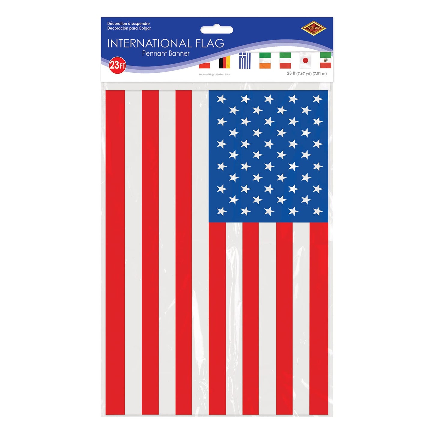 Beistle International Flags Party Banner
