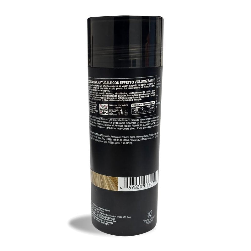 Toppik Hair Building Fibers, Medium Blonde, 1.94 Ounce Fill In Fine or Thinning Hair, Instantly Thicker, Fuller Looking, 9 Shades for Men & Women, Keratin Protein Formula