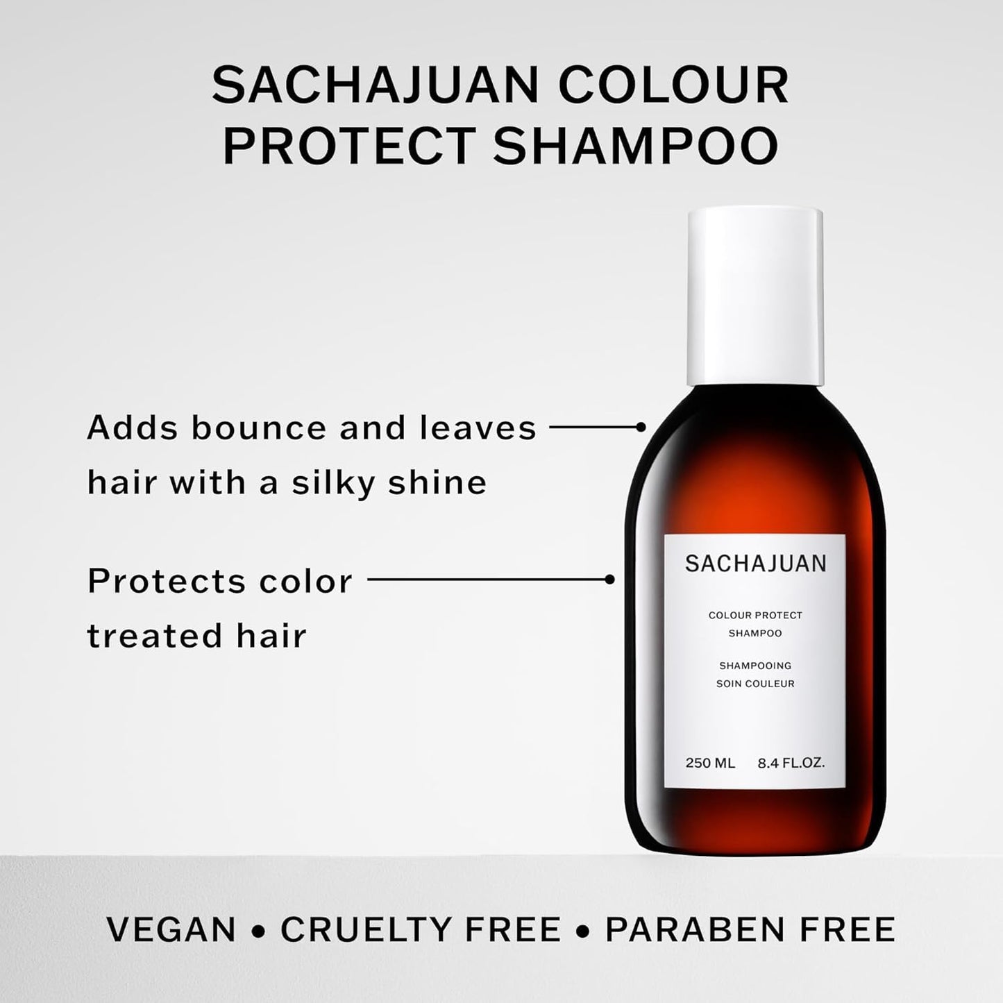 Colour Protect Shampoo - Gentle Cleanse for Color-Treated Hair | Reduces Fade & Enhances Shine - 8.4 oz