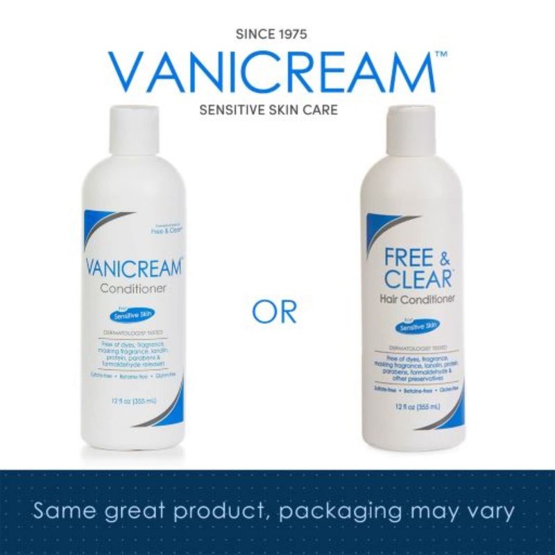 Vanicream Shampoo + Conditioner + Body Wash Bundle (12 Fl Oz Each) - Formulated for Sensitive Skin