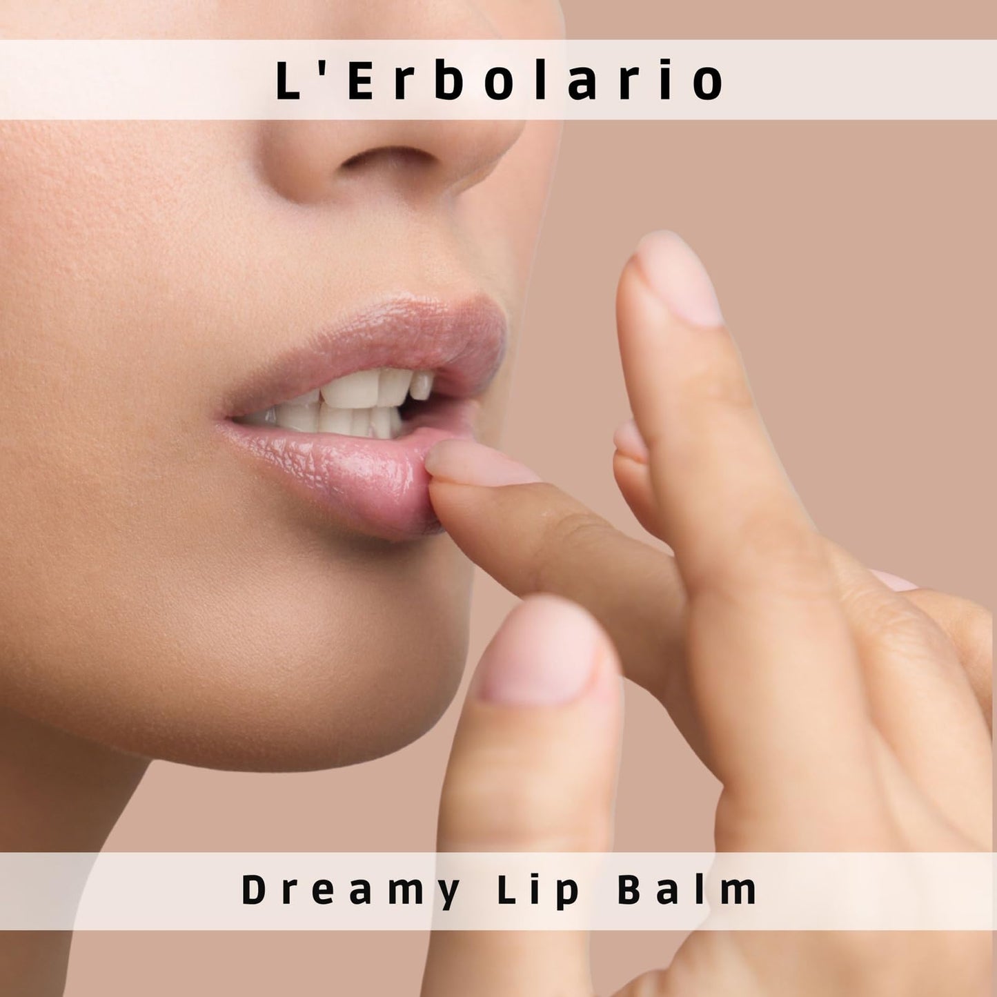 L'Erbolario Dreamy Lip Balm, Coconut, 0.3 oz, with Extracts of Virgin Coconut Oil, Moisturizing and Nourishing, For Dry Lips, Cruelty-Free