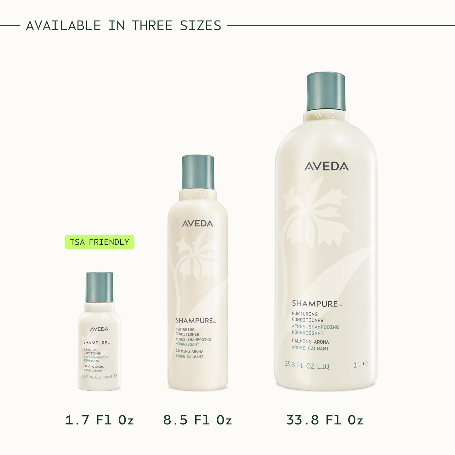 Aveda Shampure Nurturing Conditioner for Fine to Medium Hair | Lightweight Formula Detangles and Adds Shine | Calming Aroma of Lavender & Ylang Ylang | 98% Naturally Derived* | 8.5 Fl Oz