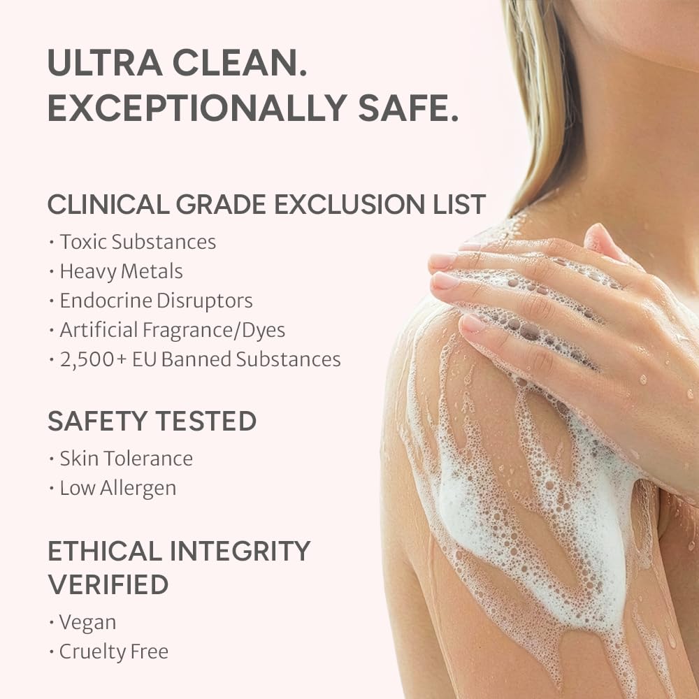 Noelo Hills Essential Body Wash, Gentle Pregnancy and Postpartum Cleanser, Deep Hydrating, Clean, Pregnancy Safe, Sebum & pH Balancing Formula, Pore Cleansing, Moisturizing, 6.76 fl oz.