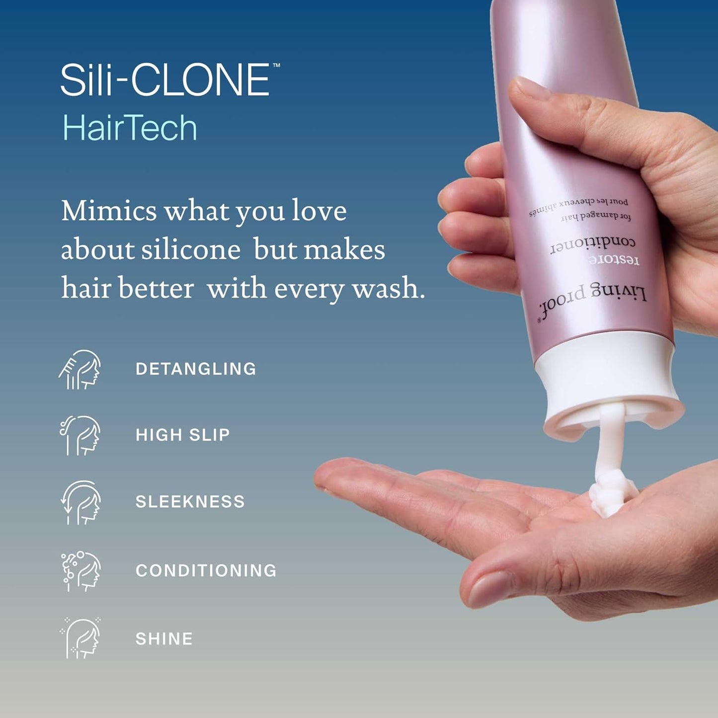 Living Proof Restore Conditioner - Strengthens & Repairs Hair, Adds Shine | For All Hair Types
