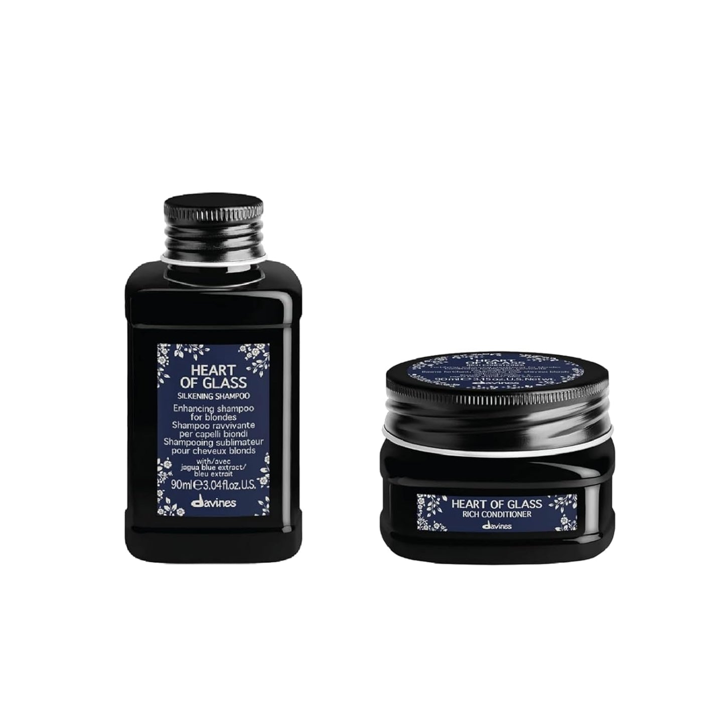 Davines Heart of Glass Silkening Shampoo - Nourishing Protection for Blonde Hair | 8.5 Fl Oz