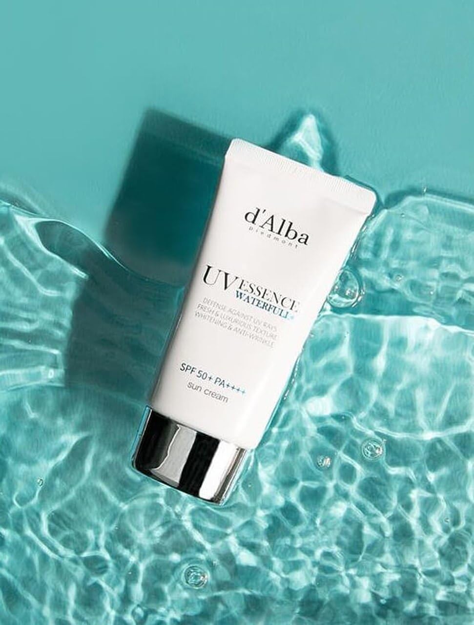 d'Alba Piedmont [ORIGINAL] UV Essence Sunscreen for Face SPF 50+ Face Moisturizer Ultra Violet Protection White Truffle Sun Cream Hydrate Skin and Decrease Wrinkles