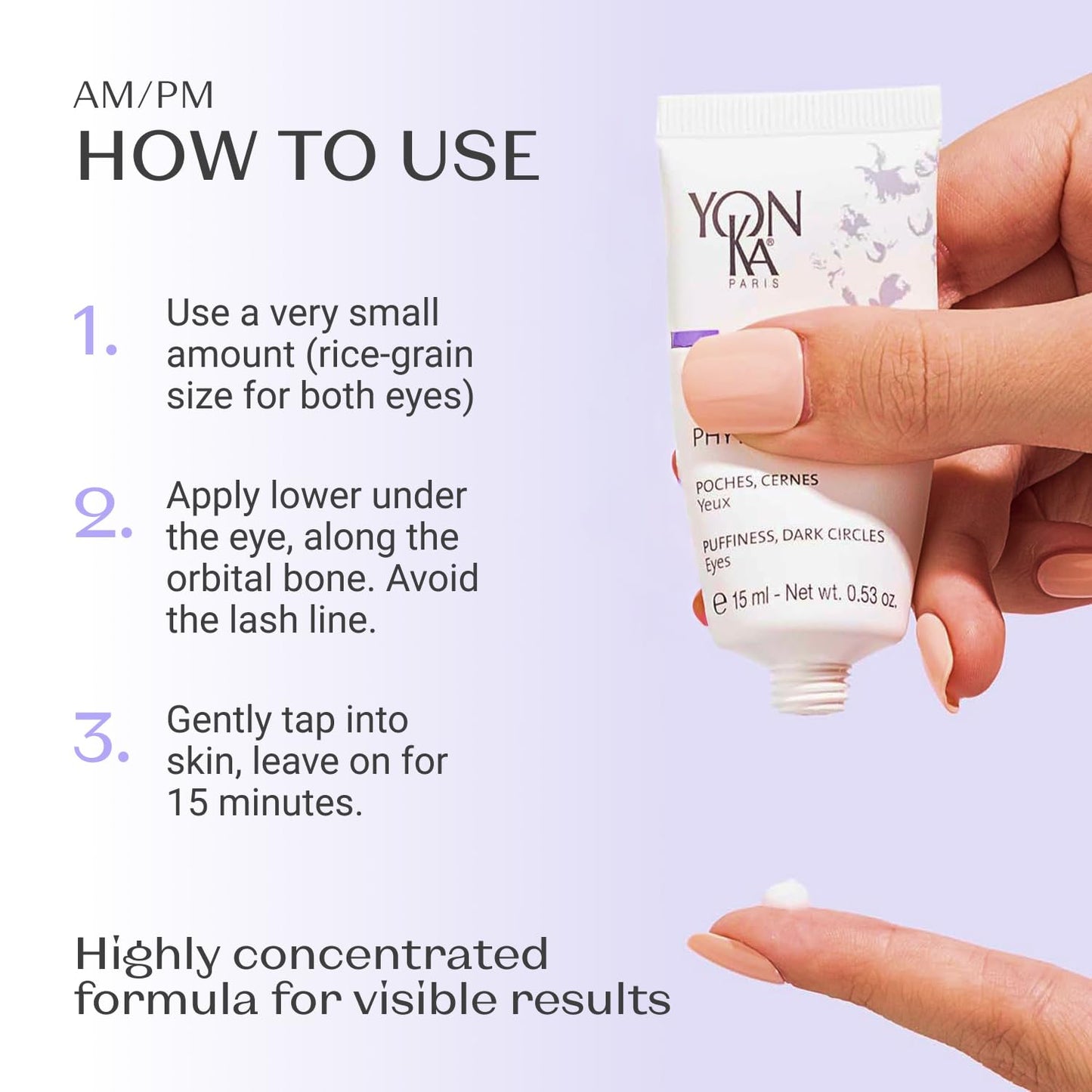 Yon-Ka Phyto-Contour Eye Cream - Anti-Aging Formula with Rosemary Extract | Reduces Puffiness & Dark Circles | 0.5 fl oz