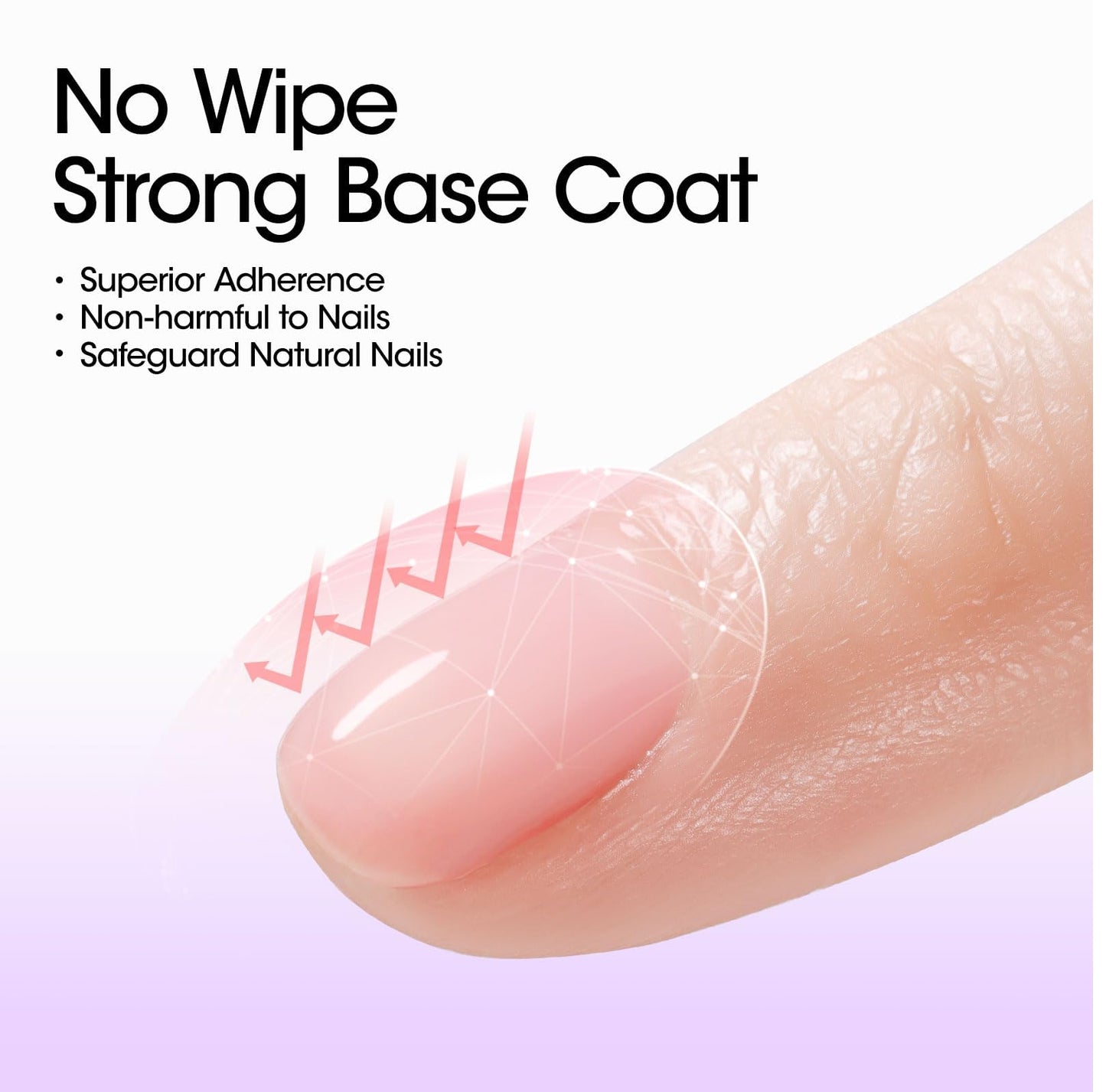 GELLEN Gel Top Coat and Base Coat, 2 Pcs 18ml Superior Base Coat Top Coat Set, No Wipe Soak Off Ultra Glossy Nail Gel, UV LED Needed Clear Nail Polish, Long Lasting for 28+ Days