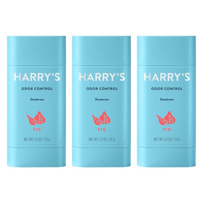 Harry's Aluminum Free Deodorant for Men - Odor Control, Fig Scent | 2.5 Oz, 3-Pack