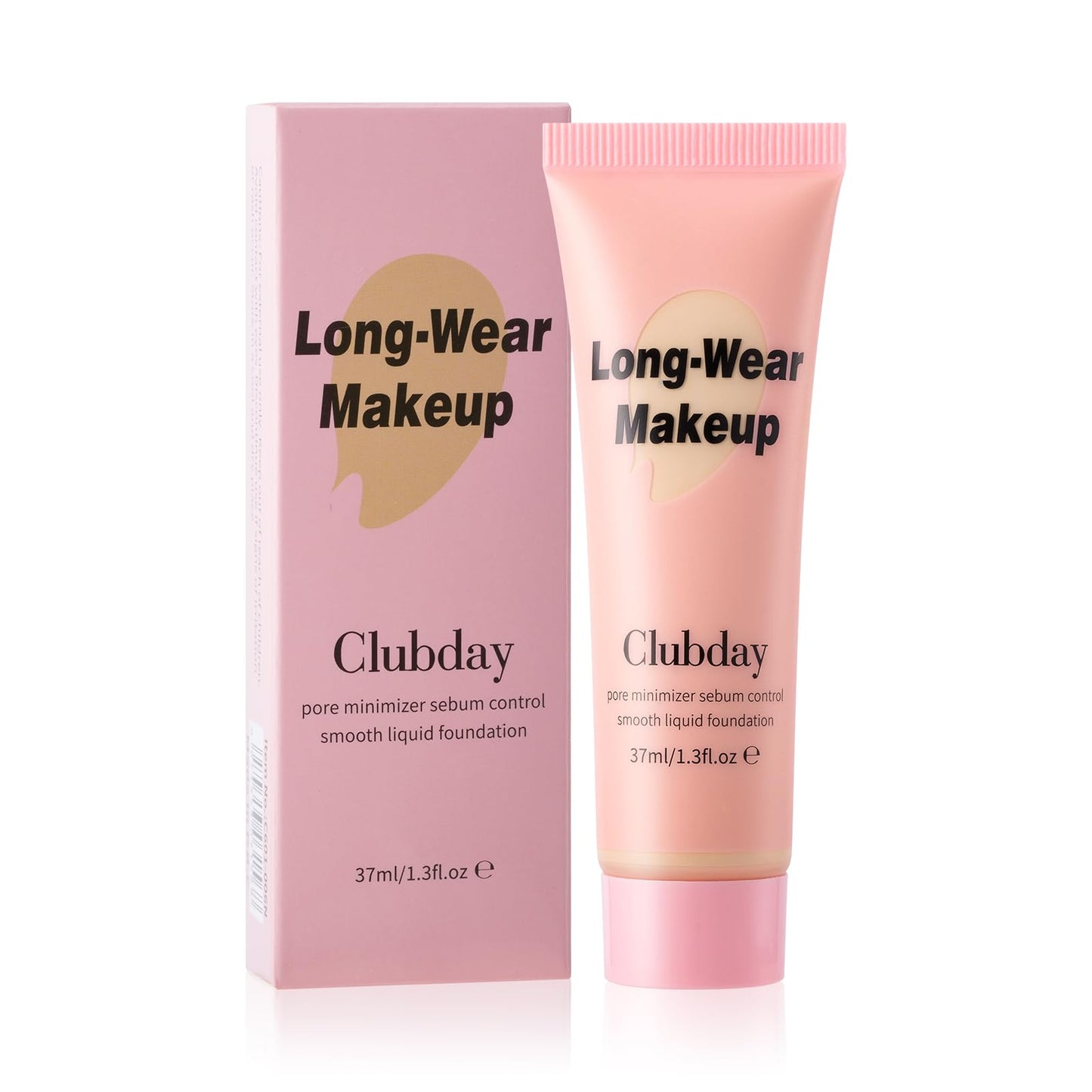 Clubday Long-Wear Smooth Liquid Foundation, Pore Minimizer & Sebum Control, Oil-Free Matte Finish, 37ml/1.3 Fl Oz-10