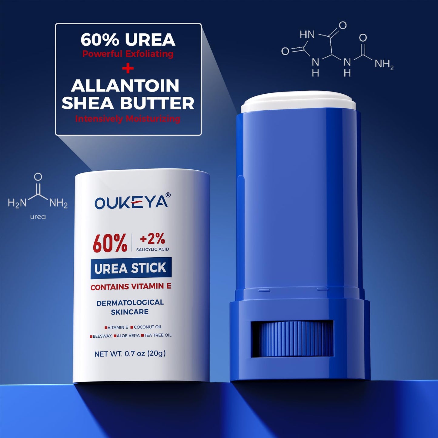 OUKEYA 60% Urea Stick with 2% salicylic acid - For Dry Rough Skin