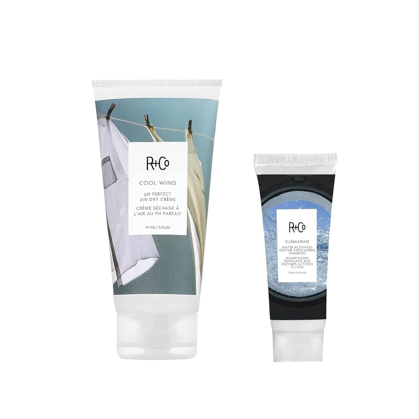 R+Co Cool Wind Hair Cream - pH Perfect Air Dry Formula | Hydrates, Tames & Softens Hair